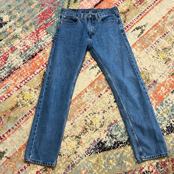 Men’s  505™ Regular Straight Fit Non-Stretch Jeans 34x34 - Picture 2 of 6